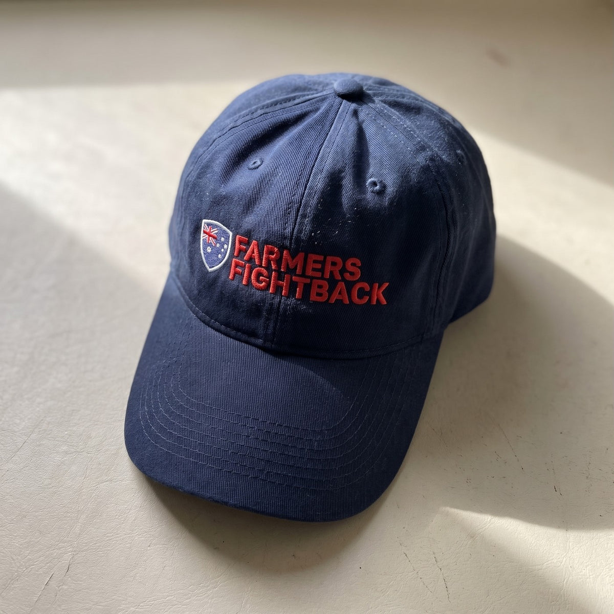 Midnight blue cap, product view